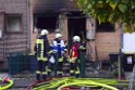 Feuer 2 Vollbrand Reihenhaus Roggendorf Berrischstr P197